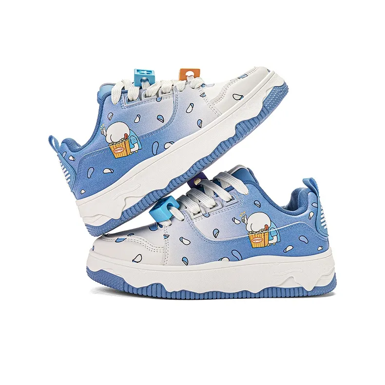 Pepe The Frog Skateboard Shoes Unisex Low Top Classic Black White/Pearl Beige/Tangerine/Ocean Blue/Mismatched-3