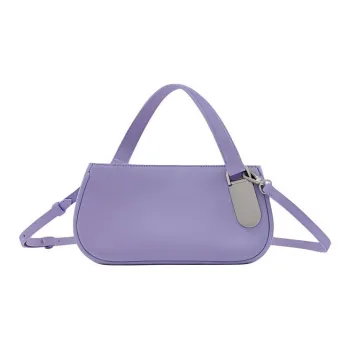 TAD FAB Suede Surface Handbag Women's Lavender