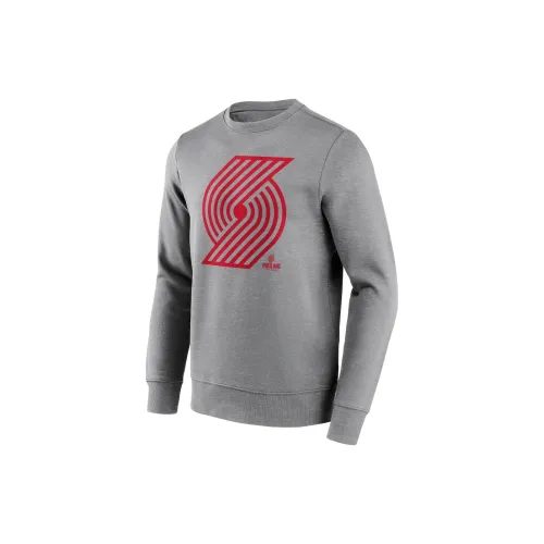 NBA Portland Trail Blazers Sweatshirts Men Gray