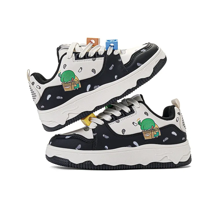 Pepe The Frog Skateboard Shoes Unisex Low Top Classic Black White/Pearl Beige/Tangerine/Ocean Blue/Mismatched-31