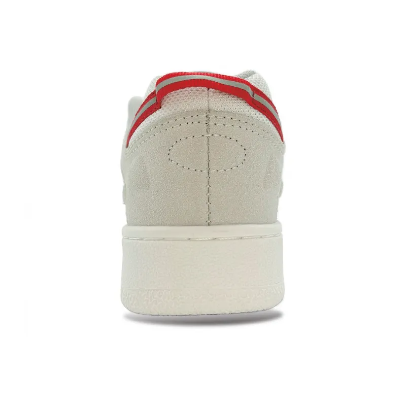 ITGI Anti Slip Wear Resistant Low Top Skateboard Shoes Unisex Gray Red-4