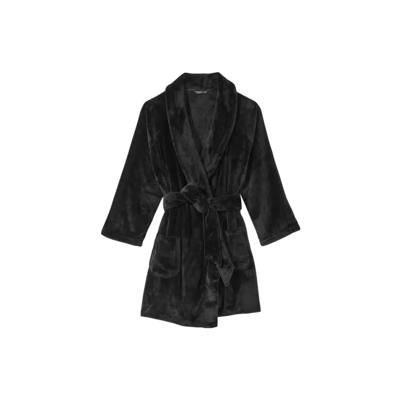 Victoria's Secret Bath Robes Women's Black-0