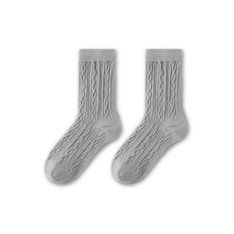 Caramella Mid Calf Socks Women's 1 Pack Solid Color-10