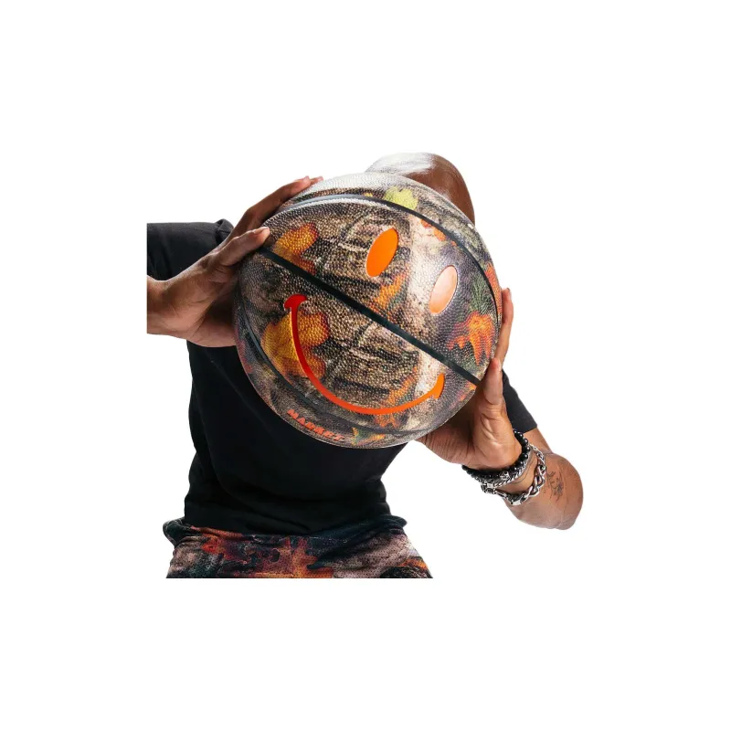Chinatown Market Rubber Basketball Gray Black Orange Size 7 Training-2