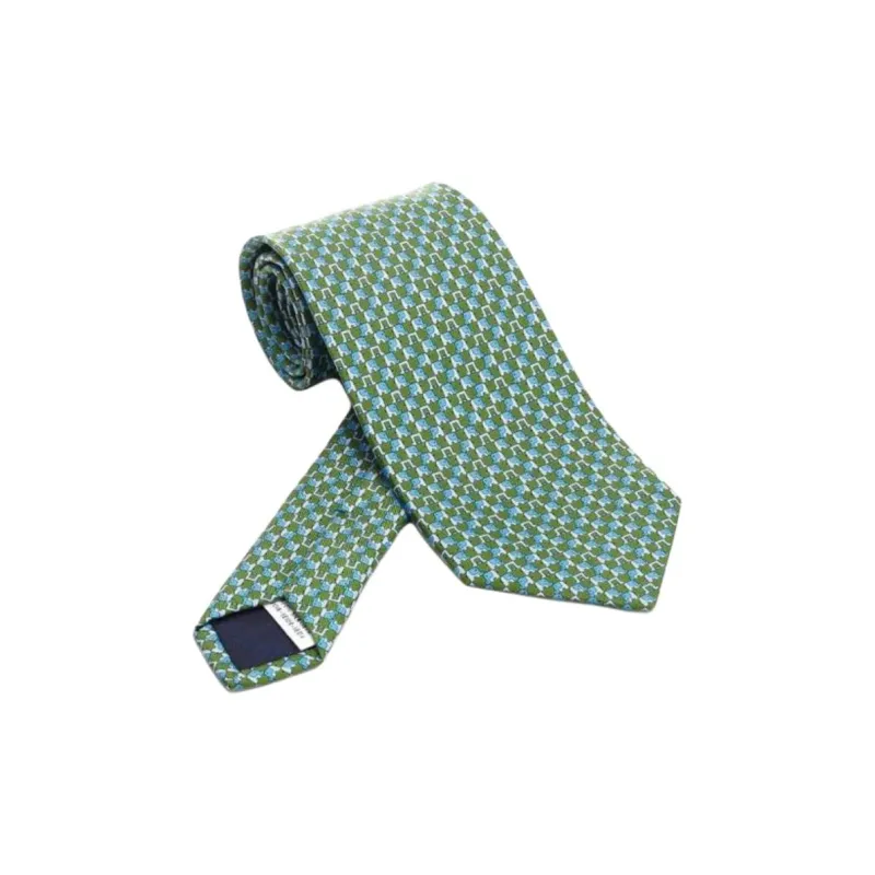 Ferragamo Animal Printed Tie-0