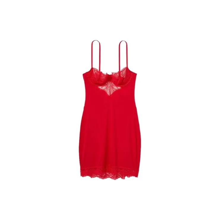 Victoria's Secret Nightgown Women's Red-0