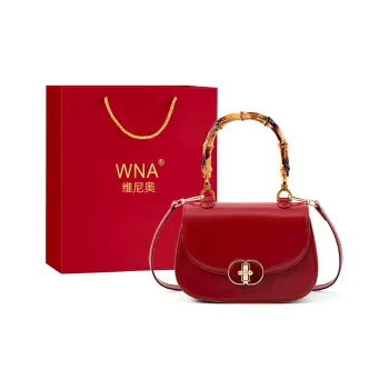 Vigno Synthetic Leather Handbag One Shoulder Crossbody Regular Women's Red