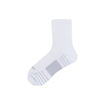 LiNing Fitness Series Mid Calf Socks Unisex 1 Pack Standard White