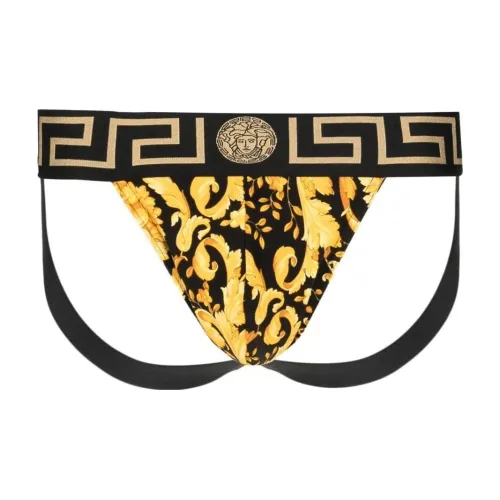 VERSACE Baroque Printed Jockstrap Thongs