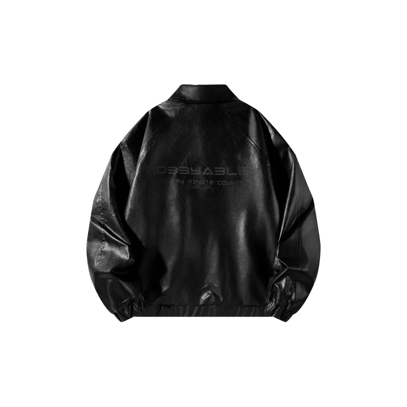 BOBBY ABLEY Leather Jacket Unisex-1