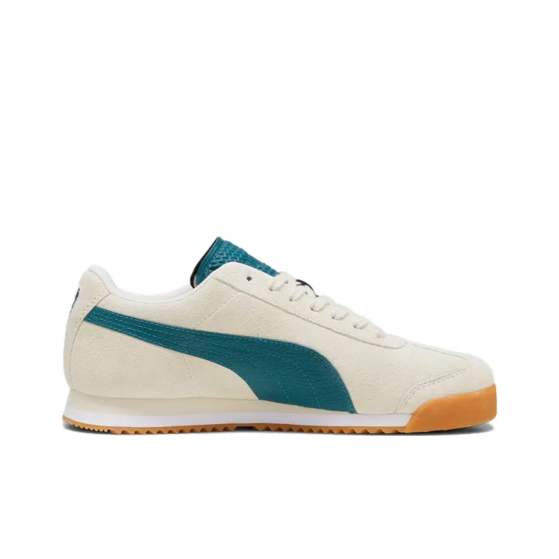 PUMA Roma Anti Slip Wear Resistant Low Top Casual Shoes Unisex Beige-1