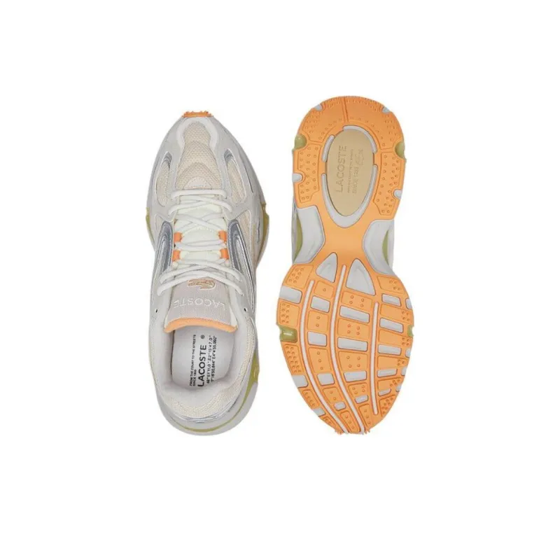 LACOSTE Slip Resistant Low Top Casual Shoes Men's Light Orange-5