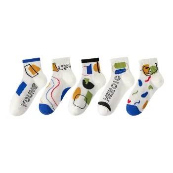 MIIOW Mid Calf Socks Men's 5 Pack