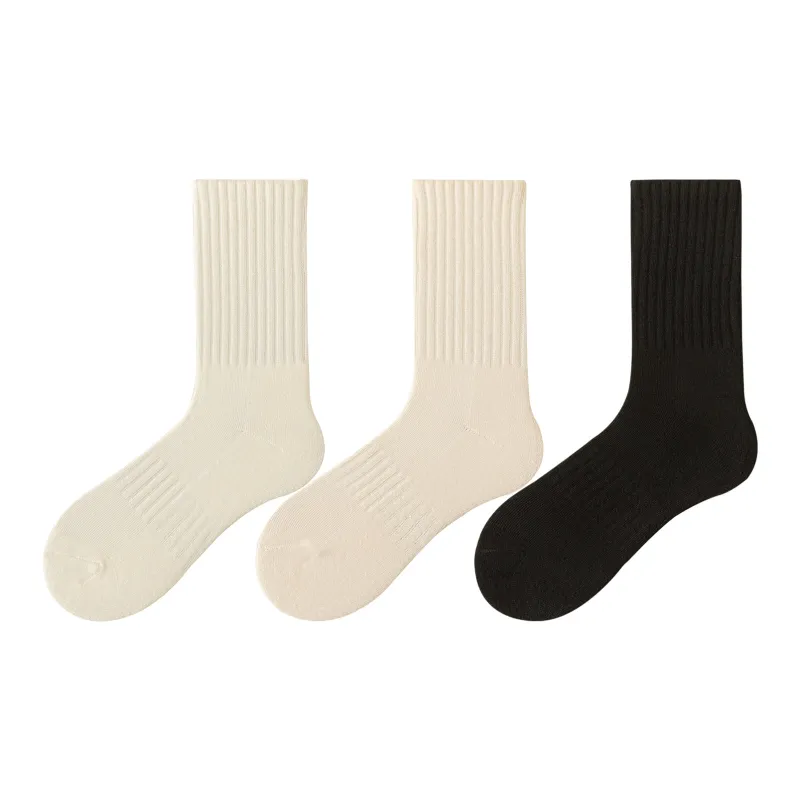 XXLLG Mid Calf Socks Women's 3 Pack-9