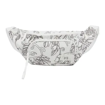 LiNing Chinese Culture Series Polyester Sling Bag Regular Unisex White All Over Print