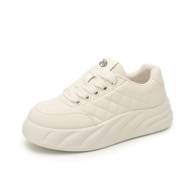 Jin Baichuan Lightweight Height Increasing Coverage Mid-Top Skateboard Shoes Women's-4