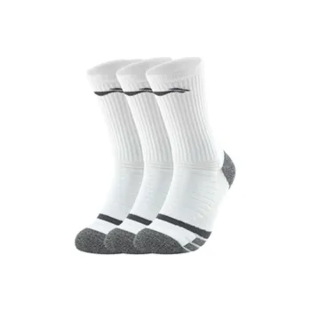 LiNing Mid Calf Socks Men's Men's White
