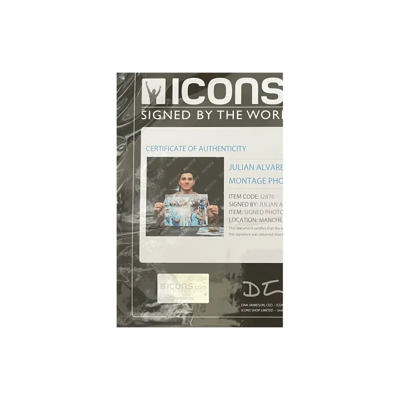 ICONS.com Alvarez Includes Certification Certificate, Outer Frame Size 38.6x48.6cm-3