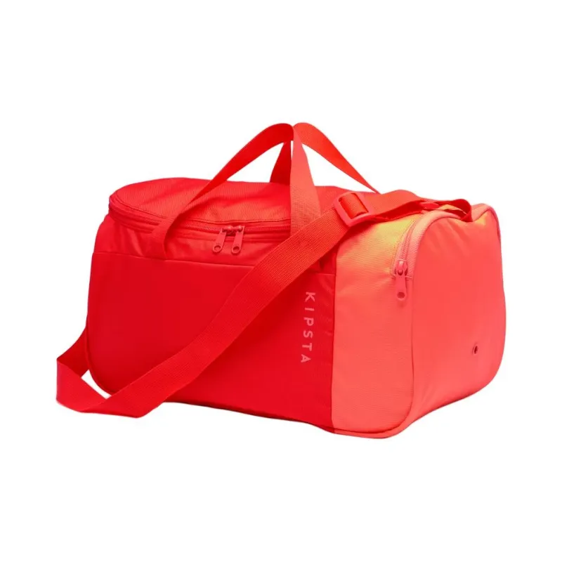 DECATHLON Polyester Gym Bag Women's Coral Red With Coral Pink Red-3