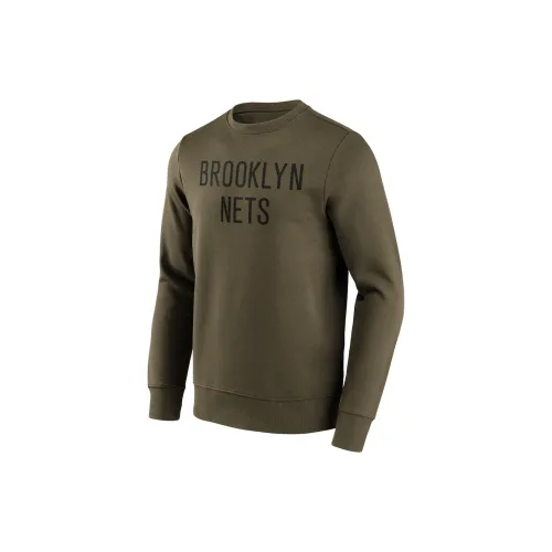 NBA Brooklyn Nets Sweatshirts Men Dark Green