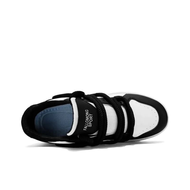 Meiretu Non slip Lightweight Low Top Skateboard Shoes Men's-3