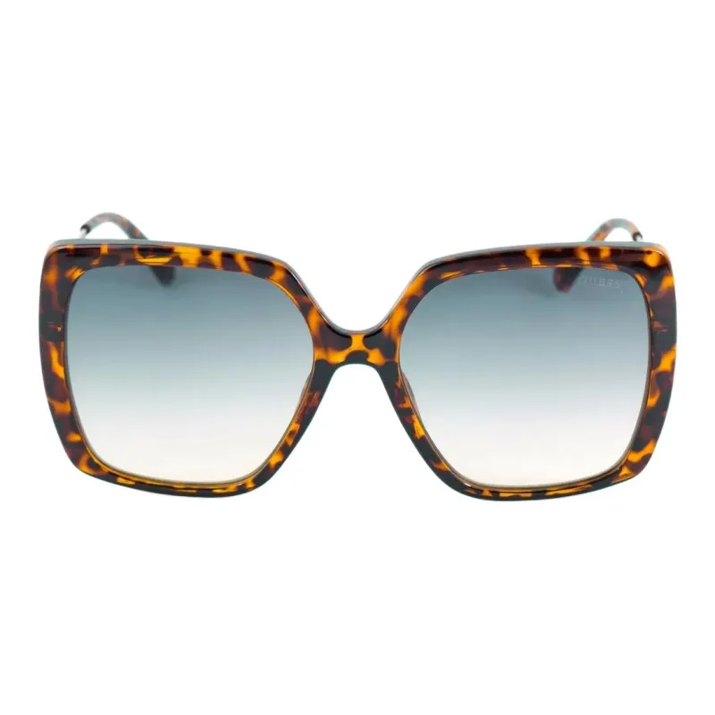 GUESS Metal Square Sunglasses Women's Tortoiseshell-1