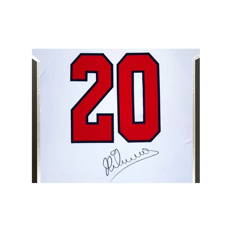 Three For Michael Irwin 1998 World Cup England Team Signed Jersey Includes Certificate And Framing-1