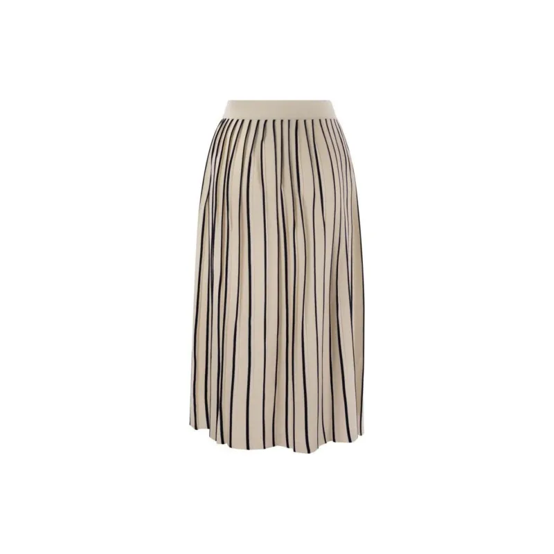 WEEKEND MaxMara Finance Pleated Midi Skirt-1