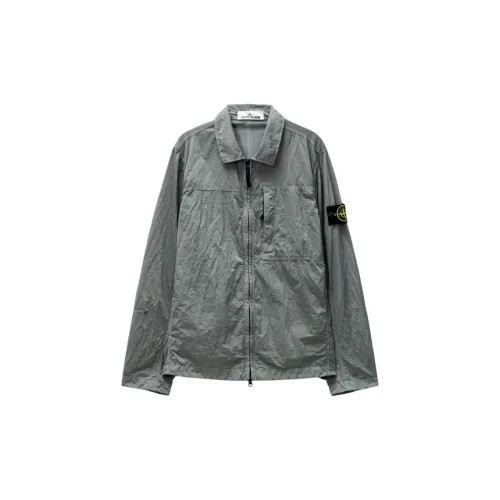 STONE ISLAND Jackets Men Gray