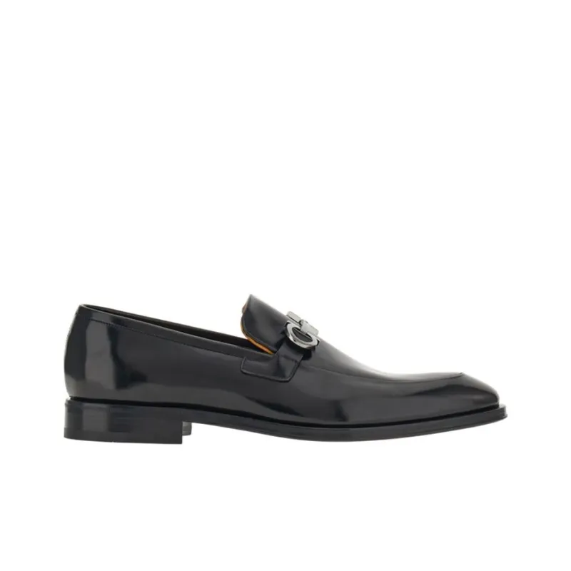 FERRAGAMO GANCINI Men's Casual Shoes Men's Black-1