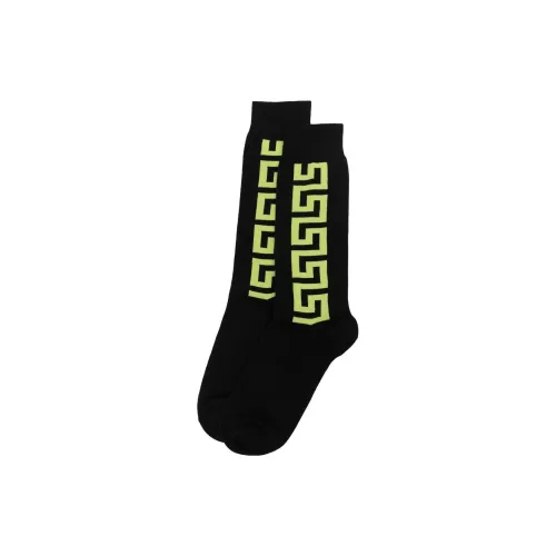 VERSACE SS23 Knee High Socks Men's Black