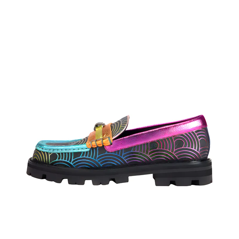 Kurt Geiger London Southbank Loafers Women's Cyan-Black Gradient-0