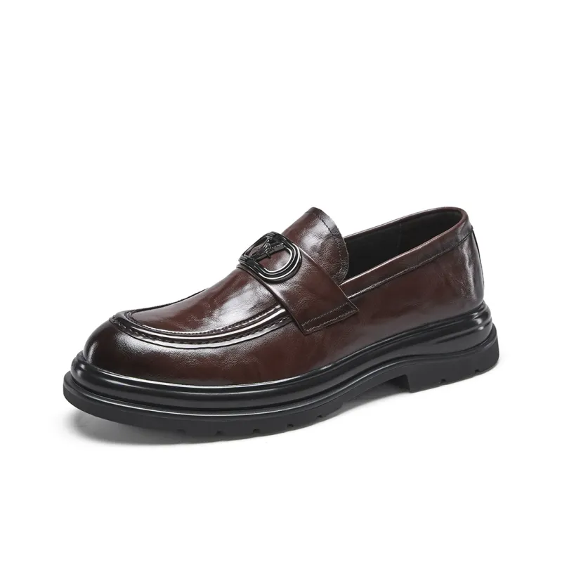 YEARCON Loafers Men Black-1