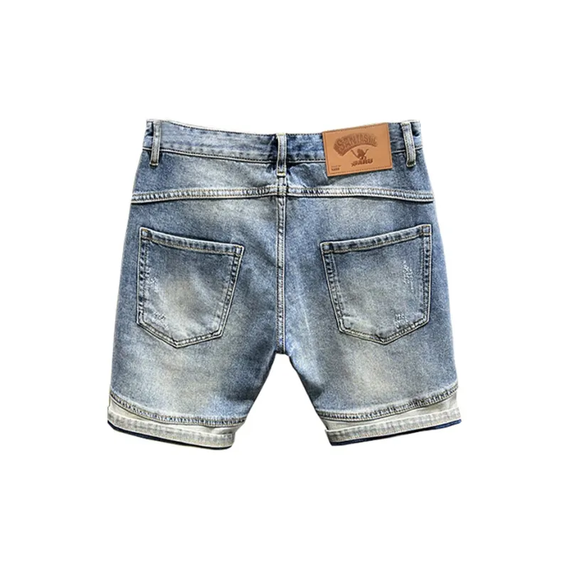 SANTASTIC Denim Shorts Men's Blue-1