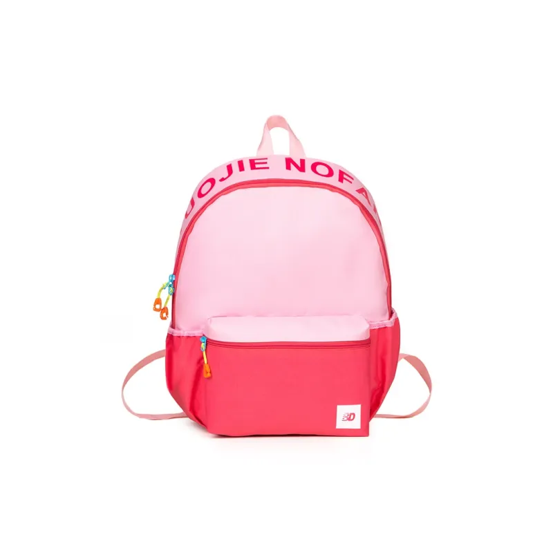 MOK Nylon Backpack Unisex Olive Dark Green/Light Fruit Green/Pink & Light Blue/Black-14