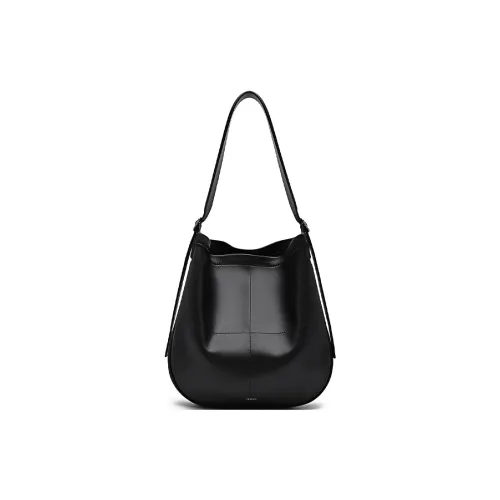 PEDRO PU Tote Bag Shoulder Bag Large Size Women's Black/Light Umber