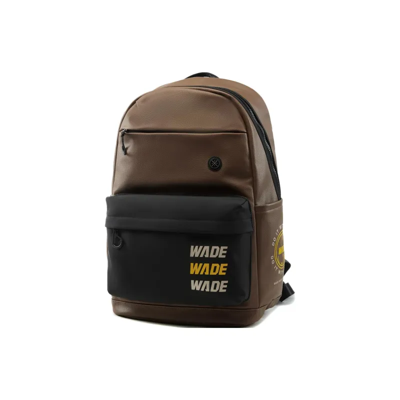 LiNing Polyester Backpack Regular Unisex Cocoa Brown & Black-1