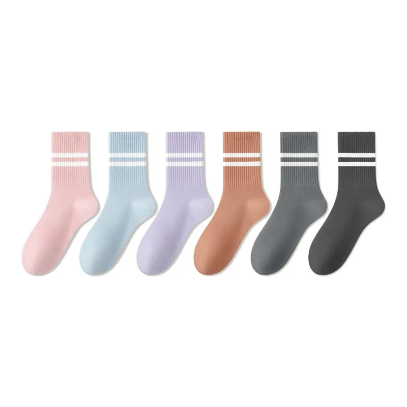 B&C.Room Mid Calf Socks Women's 6 Pack-25