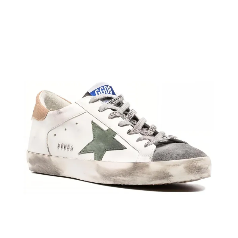 Golden Goose Super-Star White Beige Green-2