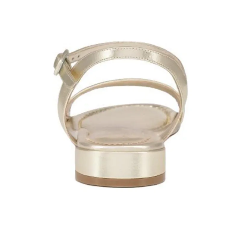 CL LUBOTING Sweet Jane Strap Sandals Women's White Gold-4