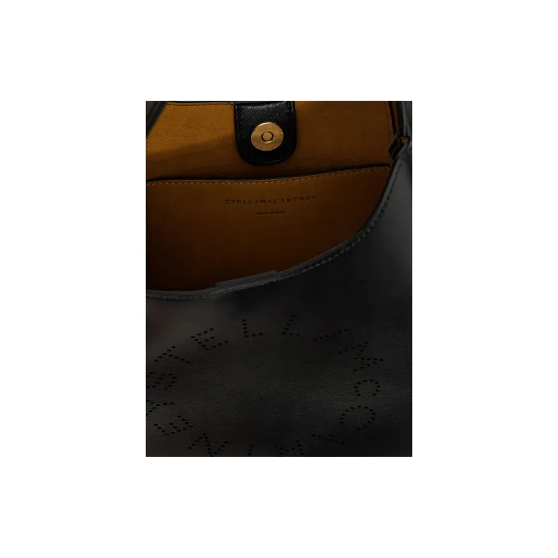 Stella McCartney Logo Perforated Small Hobo Bag-3