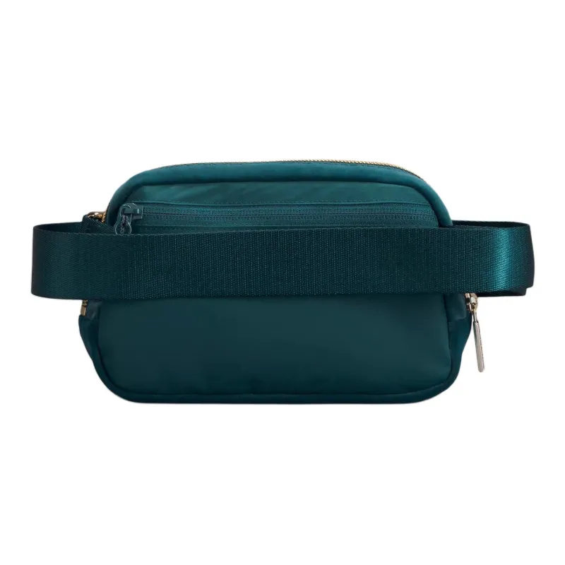 Lululemon Everywhere Velour Fanny Pack Unisex Green Jasper/Gold-2