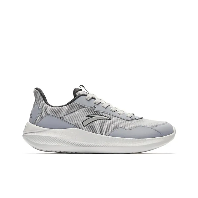 Anta Slip Resistant, Abrasion Resistant, Lightweight Low Top Casual Running Shoes Men's Gray-1