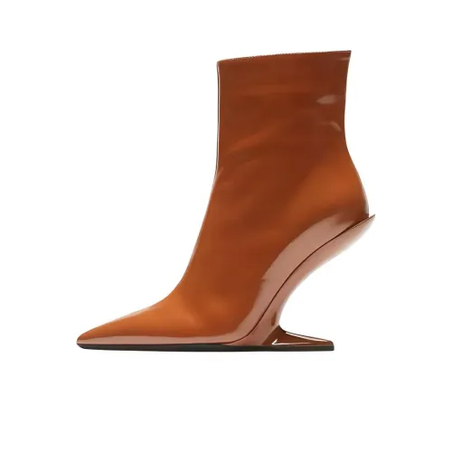 Nº21 Patent-finish Leather Ankle Boots