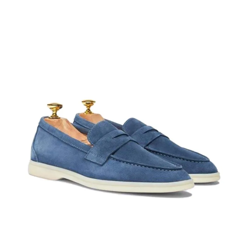 SCAROSSO Luciana Almond Toe Loafers Women's-2