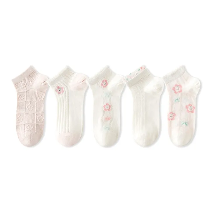 Caramella No Show Socks Women's 5 Pack-29