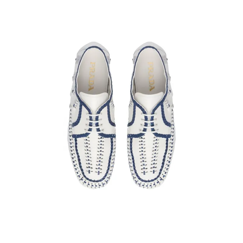 PRADA Casual Shoes Women's White Blue-4