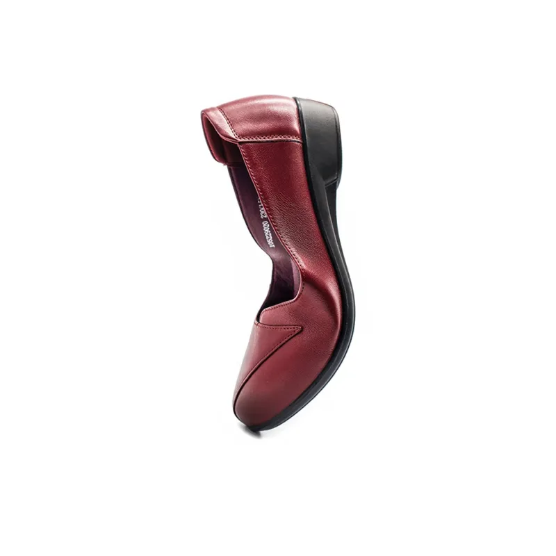 AOKANG Casual Single Shoes Women's Burgundy-4