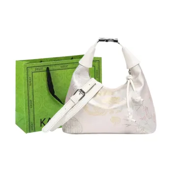 KARUISHA PU Shoulder Bag Regular Women's White/Black Blue/Pink