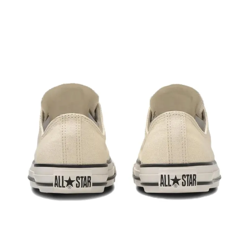 Converse All Star Anti Slip Wear Resistant Low Top Canvas Shoes Unisex Beige-3